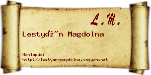 Lestyán Magdolna névjegykártya